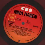 12inch Vinyl Single - Nina Hagen - Universal  Radio - red transparent vinyl
