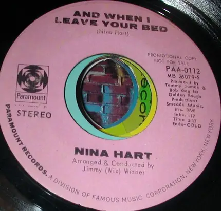 Nina Hart - Taking Off (I Believe In Love)
