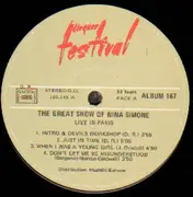 Double LP - Nina Simone - The Great Show Of Nina Simone Live In Paris