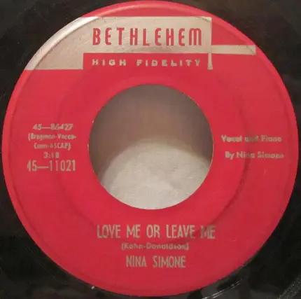 Nina Simone - Porgy / Love Me Or Leave Me