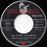7inch Vinyl Single - Nini Rosso - Olympia-Melodie (Salute To Munich) / Oh Mein Papa