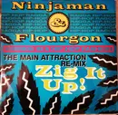 12inch Vinyl Single - Ninjaman & Flourgon - Zig It Up - Yellow Label