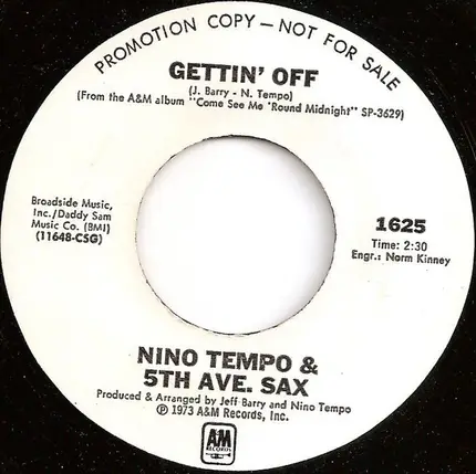 Nino Tempo & 5th Ave. Sax - Don't Stop Now