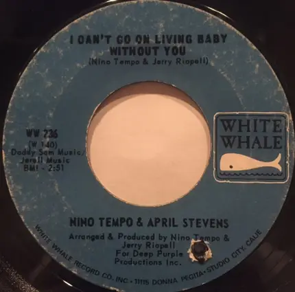 Nino Tempo & April Stevens - All Strung Out / I Can't Go On Living Baby Without You