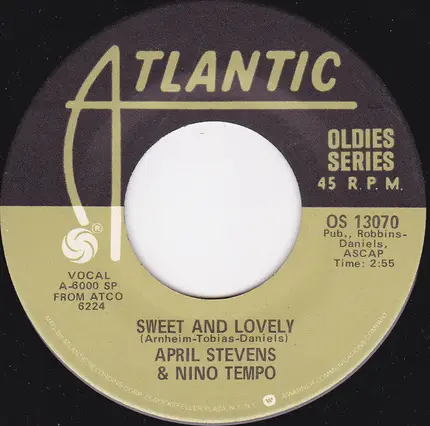 Nino Tempo & April Stevens - Deep Purple / Sweet And Lovely