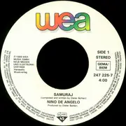 7'' - Nino de Angelo - Samuraj