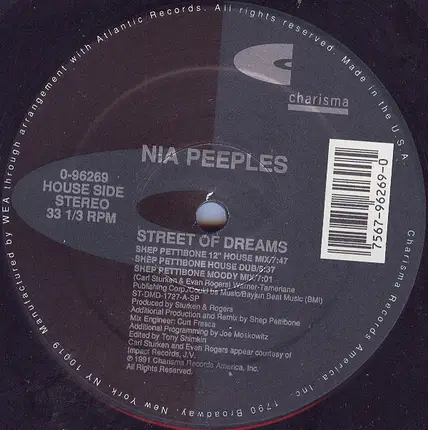 Nia Peeples - Street Of Dreams