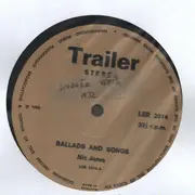 LP - Nic Jones - Ballads and Songs - 1st UK Press on Beige Trailer / Pokora 6001
