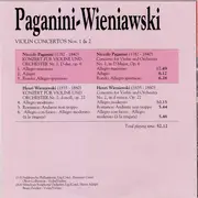 CD - Paganini, Wieniawski - Violin Concertos Nos. 1 & 2