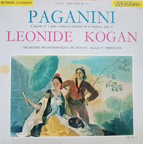 Niccolò Paganini - Concerto N° 1 Pour Violon Et Orchestre En Ré Majeur, Opus 6