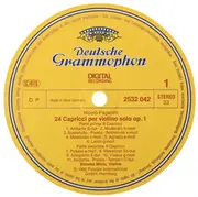LP - Niccolò Paganini - Shlomo Mintz - 24 Capricci Per Violino Solo Op.1 - Digital Recording