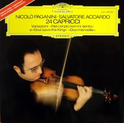 Paganini · Salvatore Accardo - 24 Capricci / Variazioni: »Nel Cor Più Non Mi Sento« E »God Save The King« · »Duo Merveille«