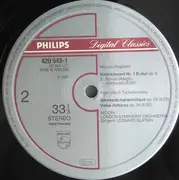 LP - Paganini / Tchaikovsky - Violin Concerto No.1 / Sérénade Mélancolique / Valse Scherzo