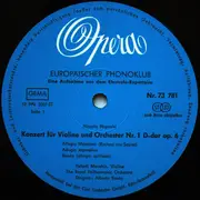 LP - Paganini / Beethoven - Yehudi Menuhin - Konzert Für Violine Und Orchester Nr. 1 D-dur Op. 6 / Romanzen Für Violine Und Orchester Nr. 1 G-Dur Op. 40, Nr. 2 F-dur Op. 50 - Club-Edition