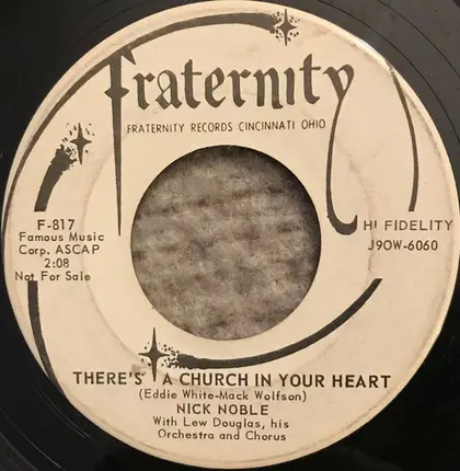 Nick Noble - The Fountains Cry (In Bella Roma) / There's A Church In Your Heart