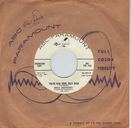 Nick Anthony - You're Real Keen, Jelly Bean