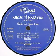 12inch Vinyl Single - Nick Benson - Give Me Your Love