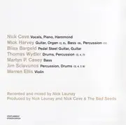 CD - Nick Cave & The Bad Seeds - Nocturama - Slipcase