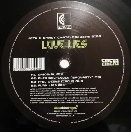 Nick & Danny Chatelain - Love Lies