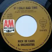 7inch Vinyl Single - Nick DeCaro And His Orchestra - Happy Heart / If I Only Had Time