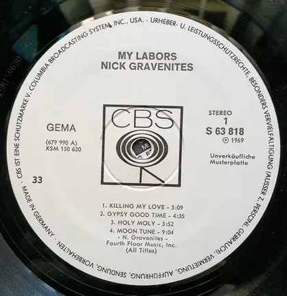 Nick Gravenites - My Labors
