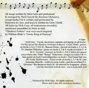 CD - Nick Grey & The Random Orchestra - Regal Daylight