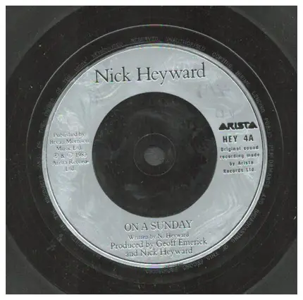 Nick Heyward - On A Sunday / When It Started To Begin