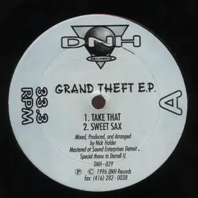 Nick Holder - Grand Theft E.P.