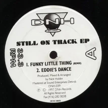 Nick Holder - Still On Track EP