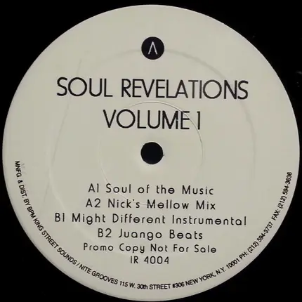 Nick Jones - Soul Revelations Volume 1