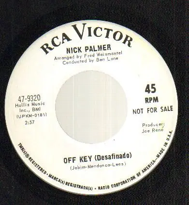 Nick Palmer - On Saturday Night / Off Key (Desafinado)