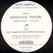 12inch Vinyl Single - Nick Sample - Marvelous Person