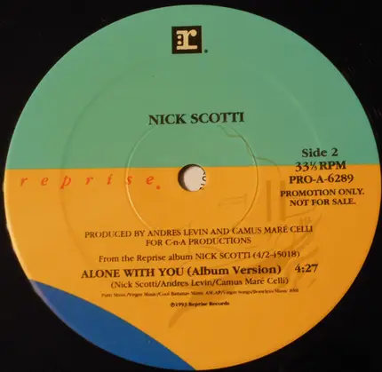 Nick Scotti - Alone With You