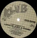 12'' - Nick Siano, Nicky Siano - Love Is Just A Word