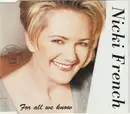 CD Single - Nicki French - For All We Know