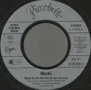 7inch Vinyl Single - Nicki - Wenn Du Bei Mir Bist