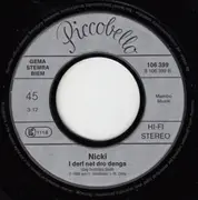 7inch Vinyl Single - Nicki - So A Wunder
