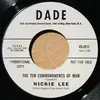 7inch Vinyl Single - Nickie Lee - Ten Commandments Of Man / Late Shadows