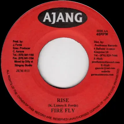 Nicky Burt / Fire Fly - If You Had My Love / Rise