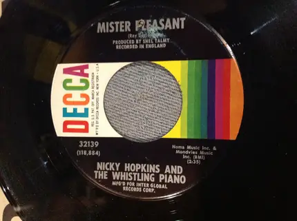 Nicky Hopkins And The Whistling Piano - Mister Pleasant