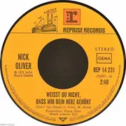 7inch Vinyl Single - Nicky Oliver - Weißt Du Nicht, Daß Mir Dein Herz Gehört