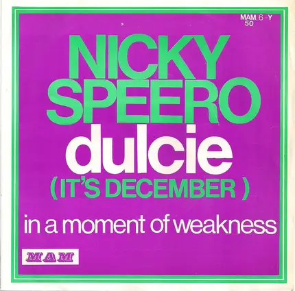 Nicky Speero - Dulcie (It's December)s