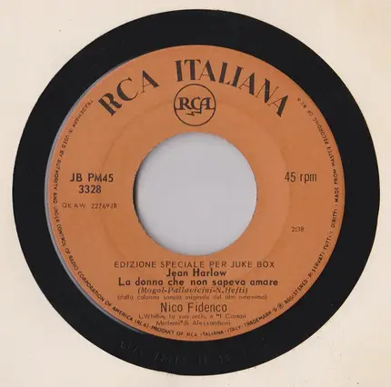 Nico Fidenco - Jean Harlow La Donna Che Non Sapeva Amare