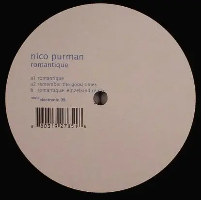 Nico Purman - Romantique/ Einzelkind Rmx