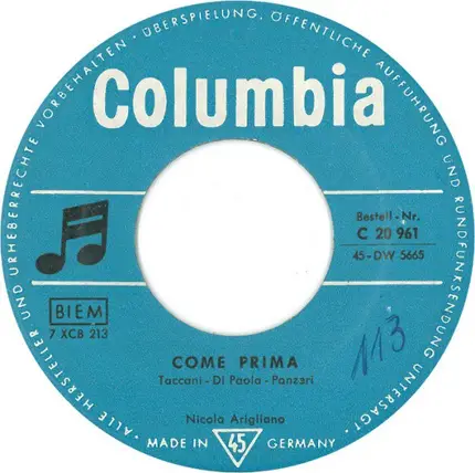 Nicola Arigliano - Come Prima