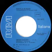 7inch Vinyl Single - Nicola Di Bari - Occhi Chiari / Un Minuto... Una Vita