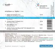 CD - Nicolaus A. Huber - Leggiero Mit Weissglut / Zum Beispiel: Wogende Äste / 'O Dieses Lichts!' / Ohne Hölderlin / 'Werden Fische Je Das Wasser Leid?' - Digipak