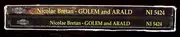 CD - Bretan - Golem And Arald (Operas In One Act) - Slipcase + Booklet