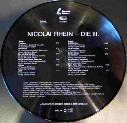 Nicolai Rhein - Die III.