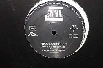 Nicolas Cossu - Premier Sentiment